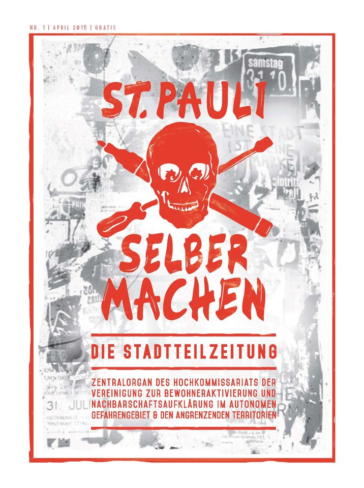 Titelseite der ersten Ausgabe der Stadtteilzeitung St. Pauli