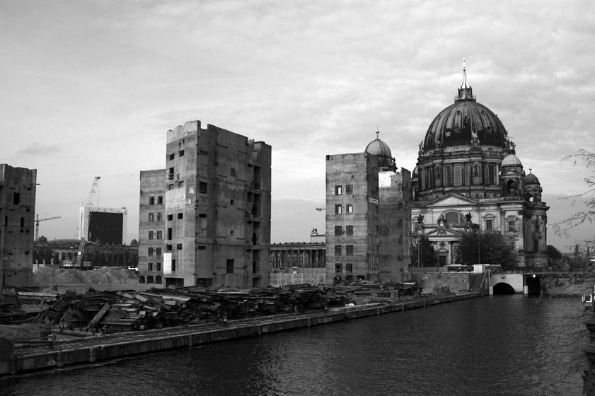 Abriss Palast der Republik, Berlin, 2008, Foto: Franz Patzig